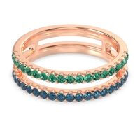 Double Row Classic Aave Band