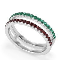 Double Row Classic Aave Band