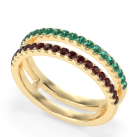 Double Row Classic Aave Band