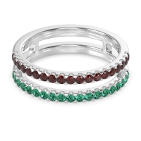 Double Row Classic Aave Band