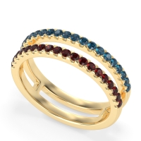 Double Row Classic Aave Band