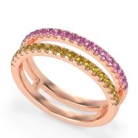 Double Row Classic Aave Band