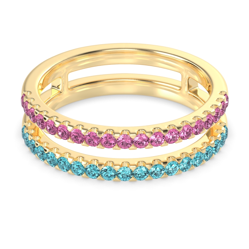 Double Row Classic Aave Band