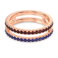 Double Row Classic Aave Band