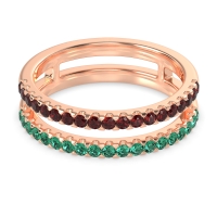 Double Row Classic Aave Band