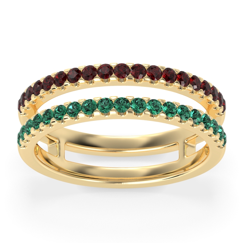 Double Row Classic Aave Band