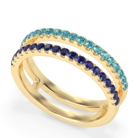 Double Row Classic Aave Band