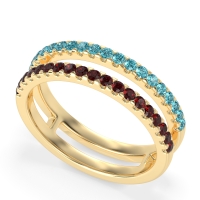 Double Row Classic Aave Band