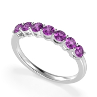 Classic Prong Set Round Stana Band