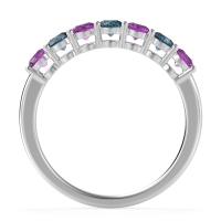 Classic Prong Set Round Stana Band