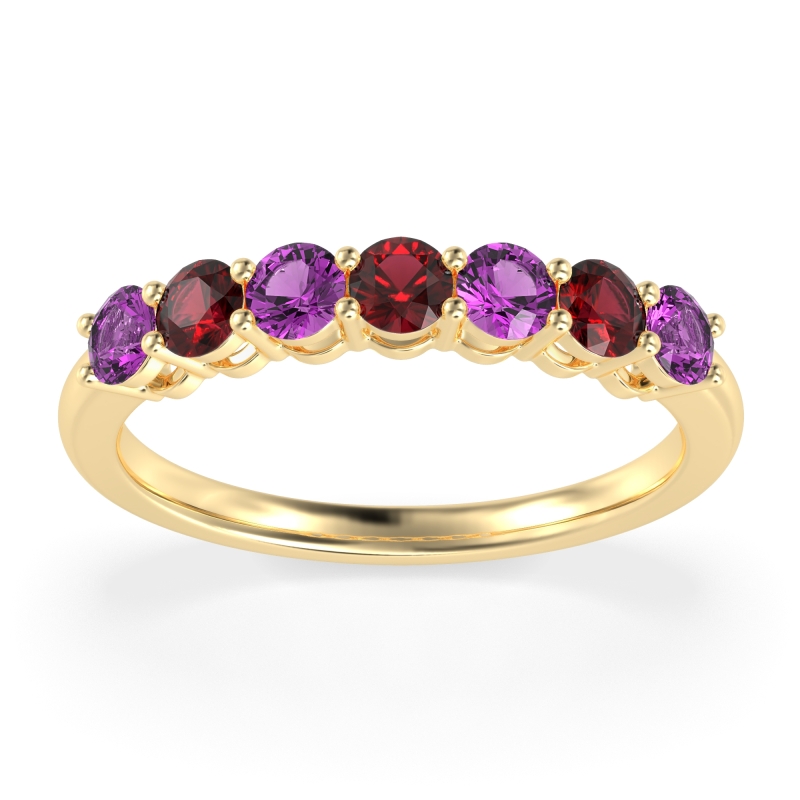 Classic Prong Set Round Stana Band