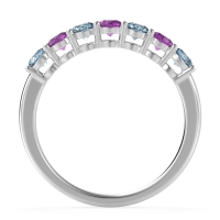 Classic Prong Set Round Stana Band