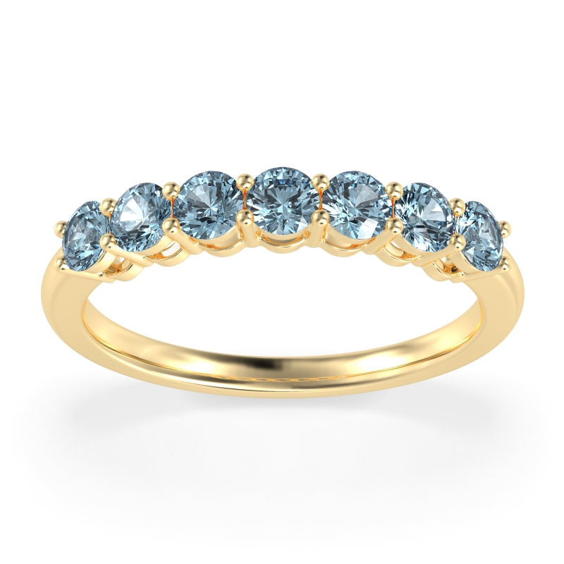 Classic Prong Set Round Stana Band