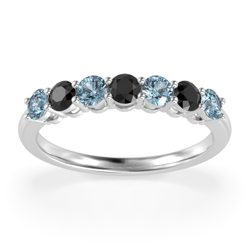 Classic Prong Set Round Stana Band