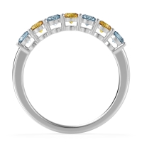 Classic Prong Set Round Stana Band