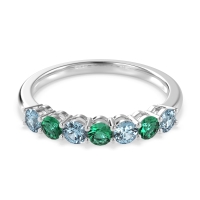 Classic Prong Set Round Stana Band