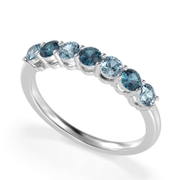 Classic Prong Set Round Stana Band