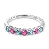 Classic Prong Set Round Stana Band