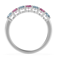 Classic Prong Set Round Stana Band