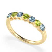 Classic Prong Set Round Stana Band