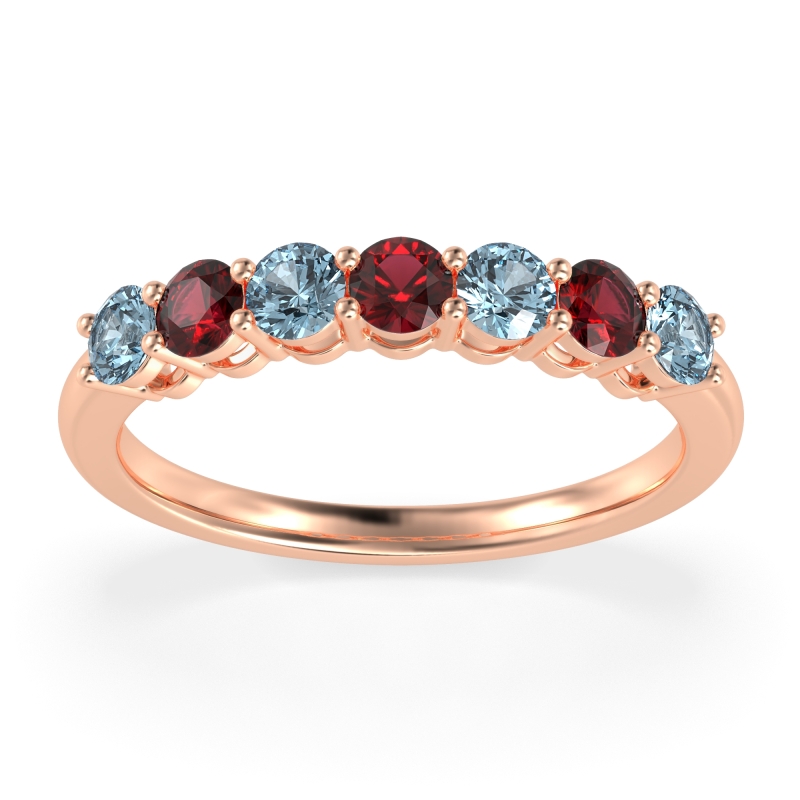 Classic Prong Set Round Stana Band