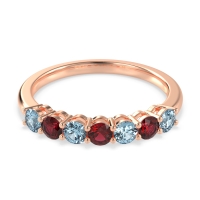 Classic Prong Set Round Stana Band