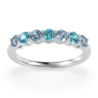 Classic Prong Set Round Stana Band