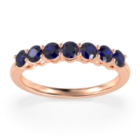 Classic Prong Set Round Stana Band