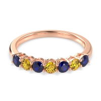 Classic Prong Set Round Stana Band