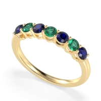 Classic Prong Set Round Stana Band