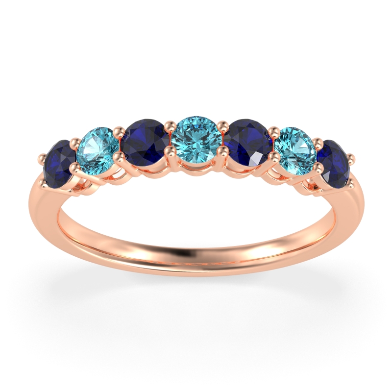 Classic Prong Set Round Stana Band