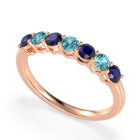 Classic Prong Set Round Stana Band