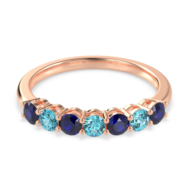 Classic Prong Set Round Stana Band