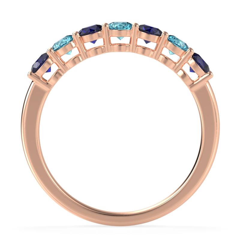 Classic Prong Set Round Stana Band