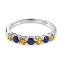 Classic Prong Set Round Stana Band