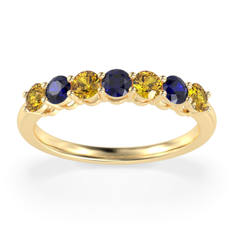 Classic Prong Set Round Stana Band