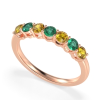 Classic Prong Set Round Stana Band