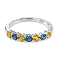 Classic Prong Set Round Stana Band