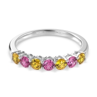 Classic Prong Set Round Stana Band