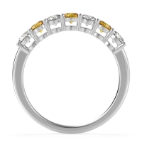 Classic Prong Set Round Stana Band