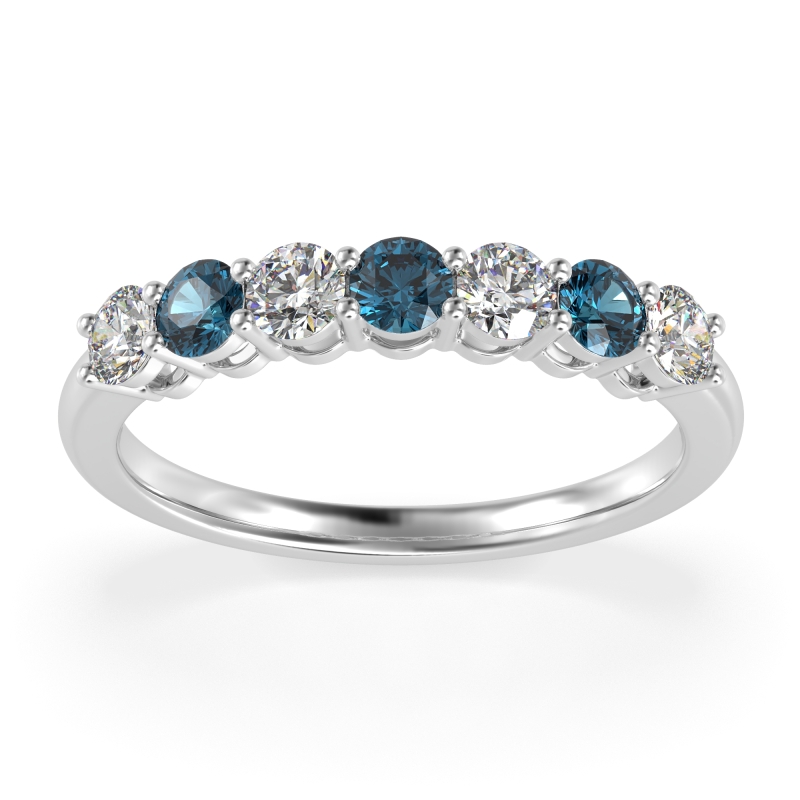 Classic Prong Set Round Stana Band