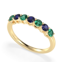 Classic Prong Set Round Stana Band