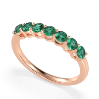 Classic Prong Set Round Stana Band