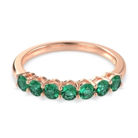 Classic Prong Set Round Stana Band