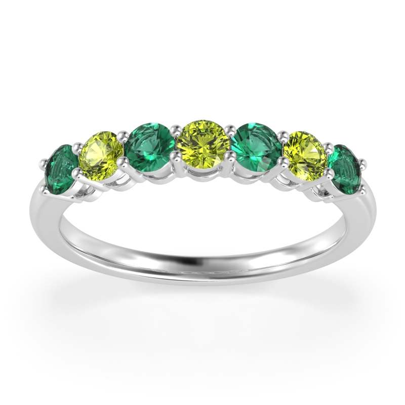 Classic Prong Set Round Stana Band