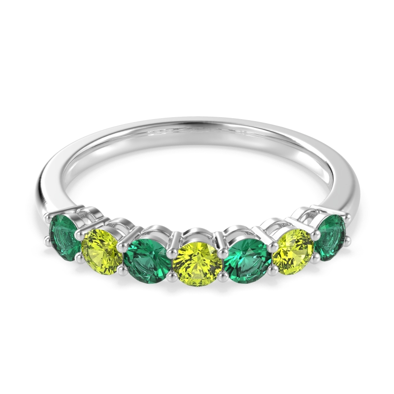 Classic Prong Set Round Stana Band