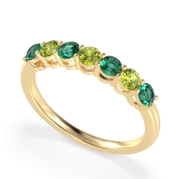 Classic Prong Set Round Stana Band