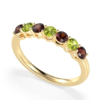 Classic Prong Set Round Stana Band