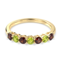 Classic Prong Set Round Stana Band