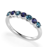 Classic Prong Set Round Stana Band